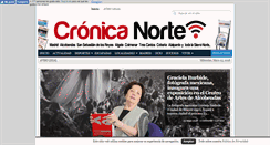 Desktop Screenshot of cronicanorte.es